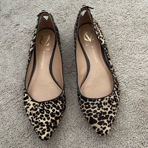 Vince Camuto leopard flats